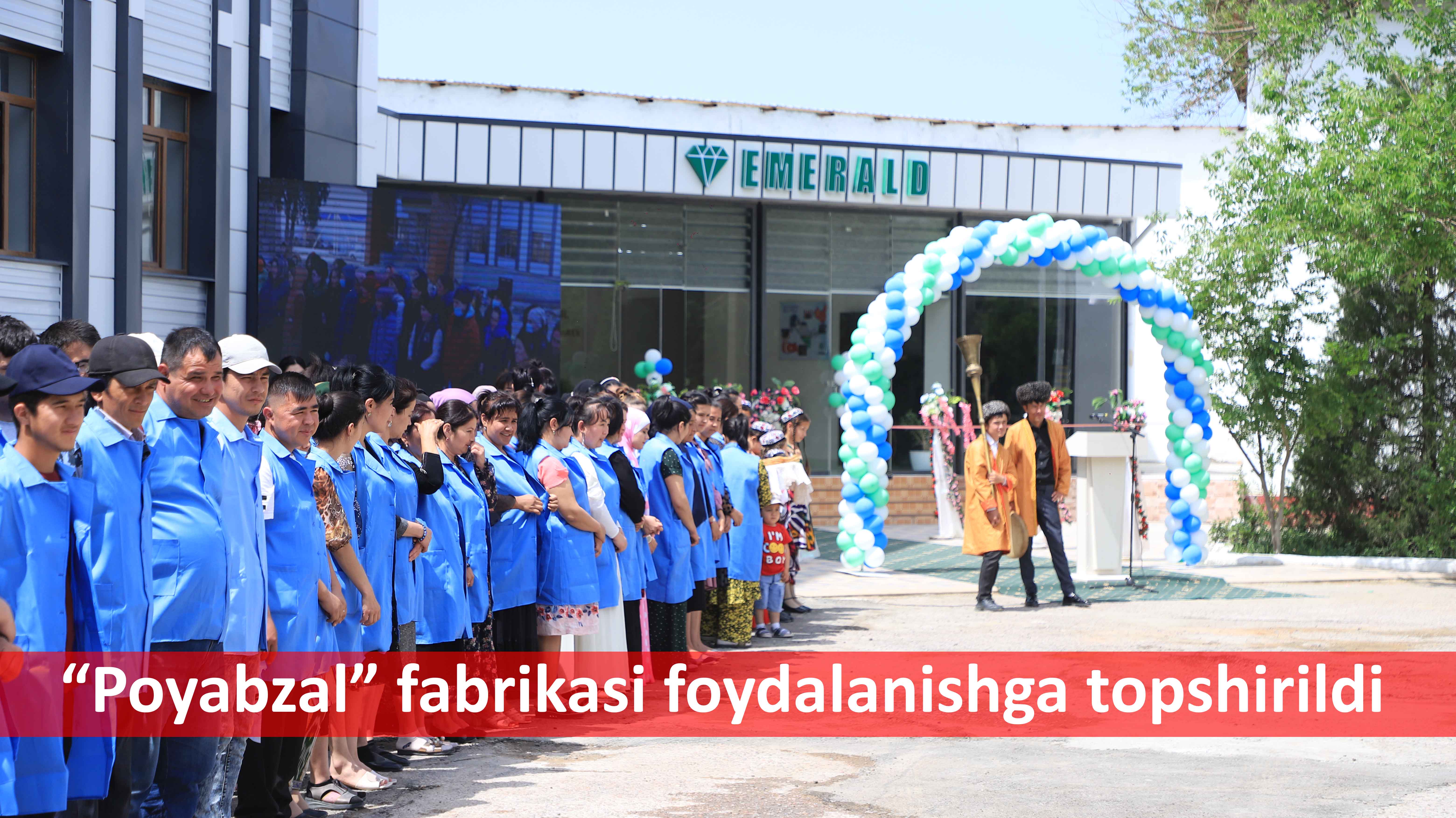 Charm poyabzal yo‘nalishida yangi loyiha ishga tushirildi