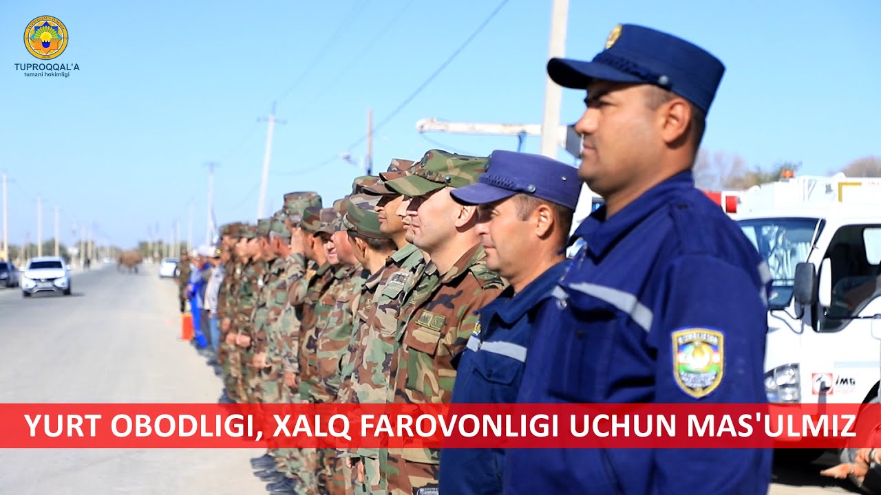  Favqulotda vaziyatlar bo'limi kam ta'minlanganlarga yordam ko'rsatmoqda
