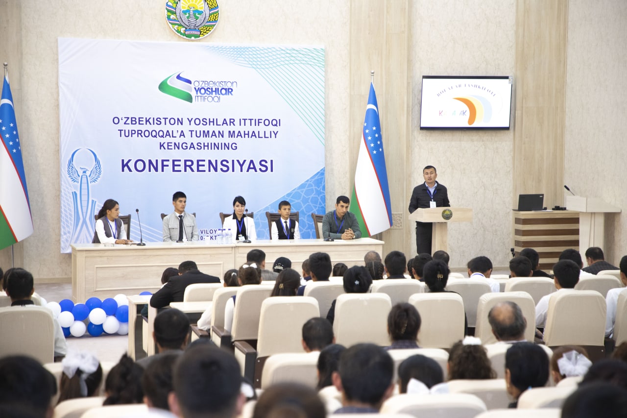 Yoshlar ittifoqi Tuproqqal'a tuman mahalliy Kengashi Konferensiyasi