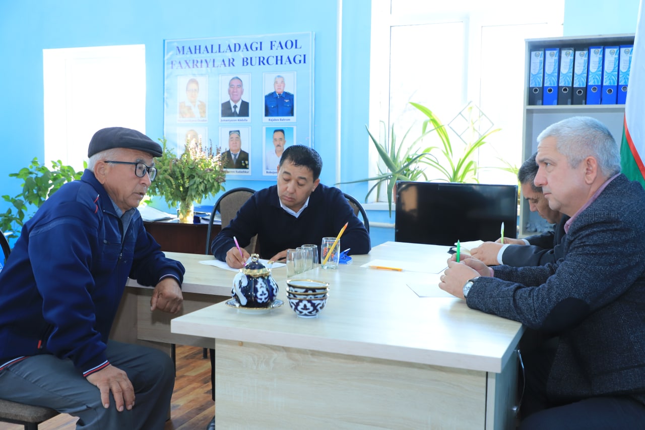 “Sayapir” mahallasida sayyor qabul bo‘lib o‘tdi.