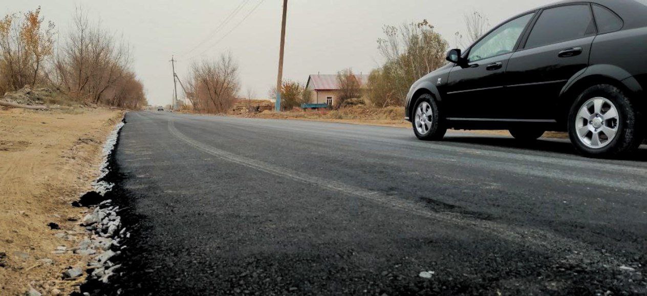 Yangi O'zbekiston ko’chasiga asfalt qoplamasi yotqizish ishlari boshlandi.