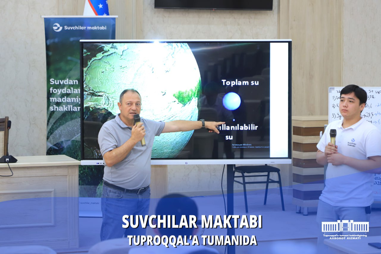 Suvchilar maktabi Tuproqqalʼa tumanida Suvchilar maktabi Tuproqqalʼa tumanida
