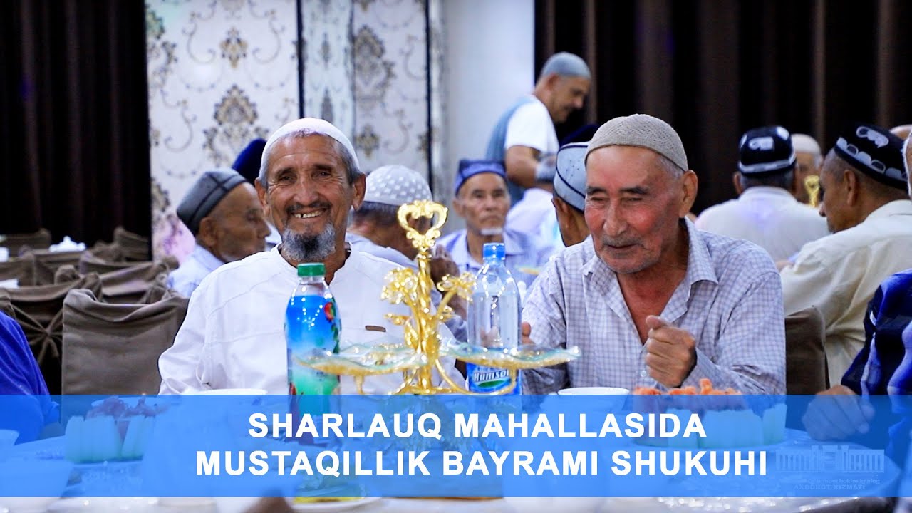 Sharlauq mahallasida mustaqillik bayrami shukuhi