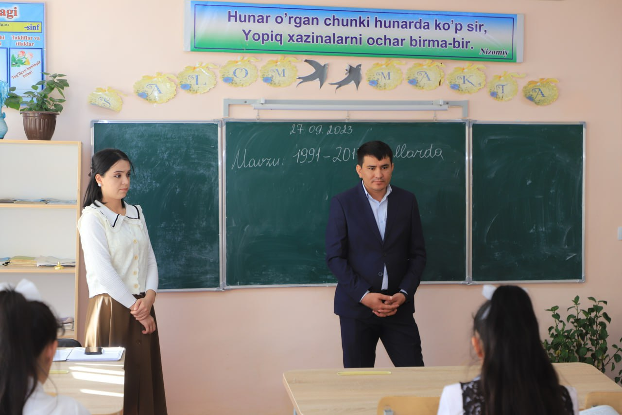 Umumta'lim maktablari o'rganildi. Umumta'lim maktablari o'rganildi.