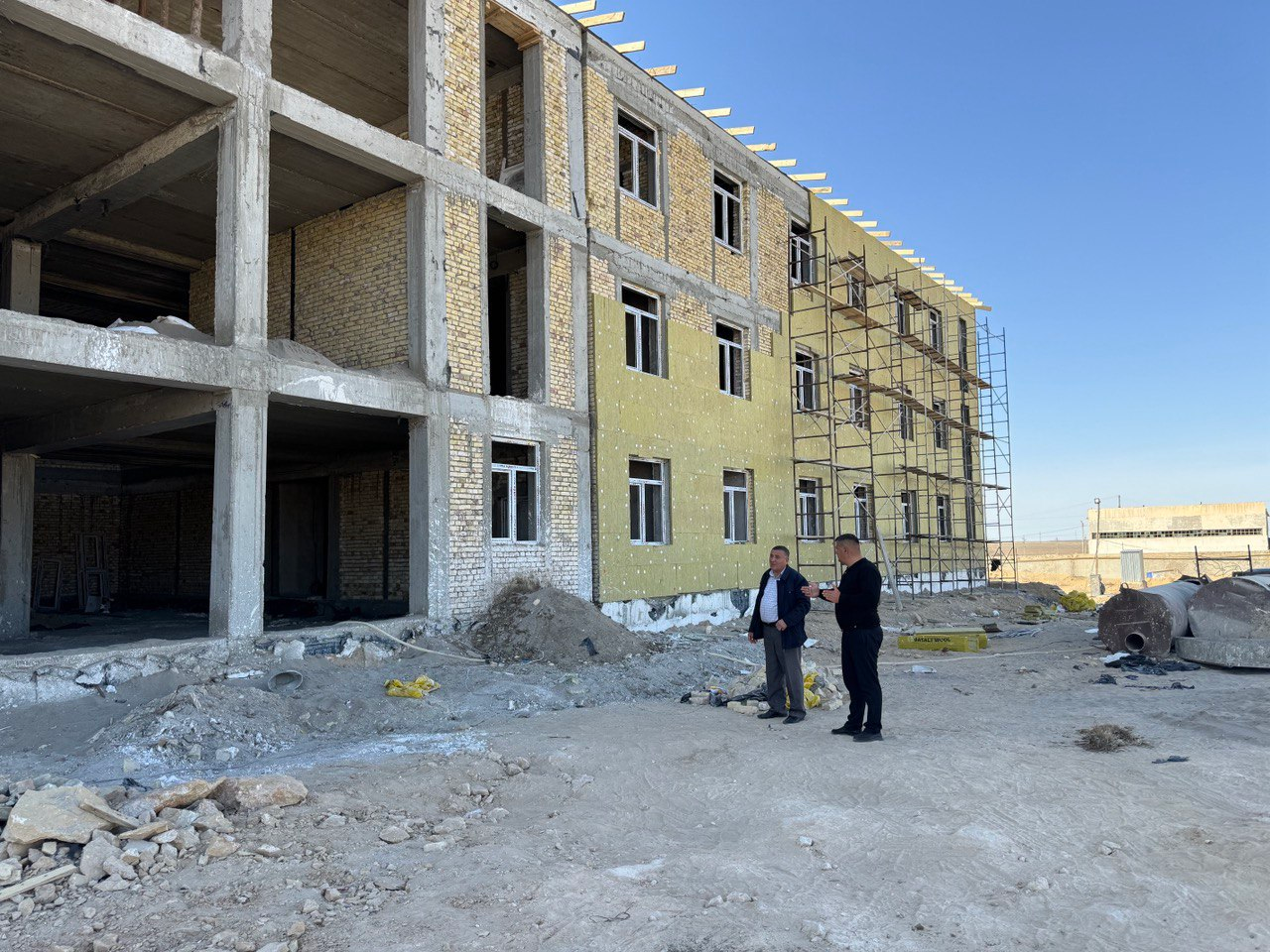 Nukus mahallasida 330 o'rinli maktab qurilmoqda.