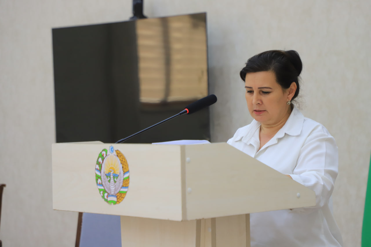 Tuproqqal’a tumani Davlat soliq inspeksiyasi boshlig‘i Ro‘zimova Sanobar Egamberdiyevnaning 2024-yil 7 oyi davomida belgilangan ustuvor vazifalarni amalga oshirish to‘g‘risida”gi hisoboti va tadbirkorlarga murojaati